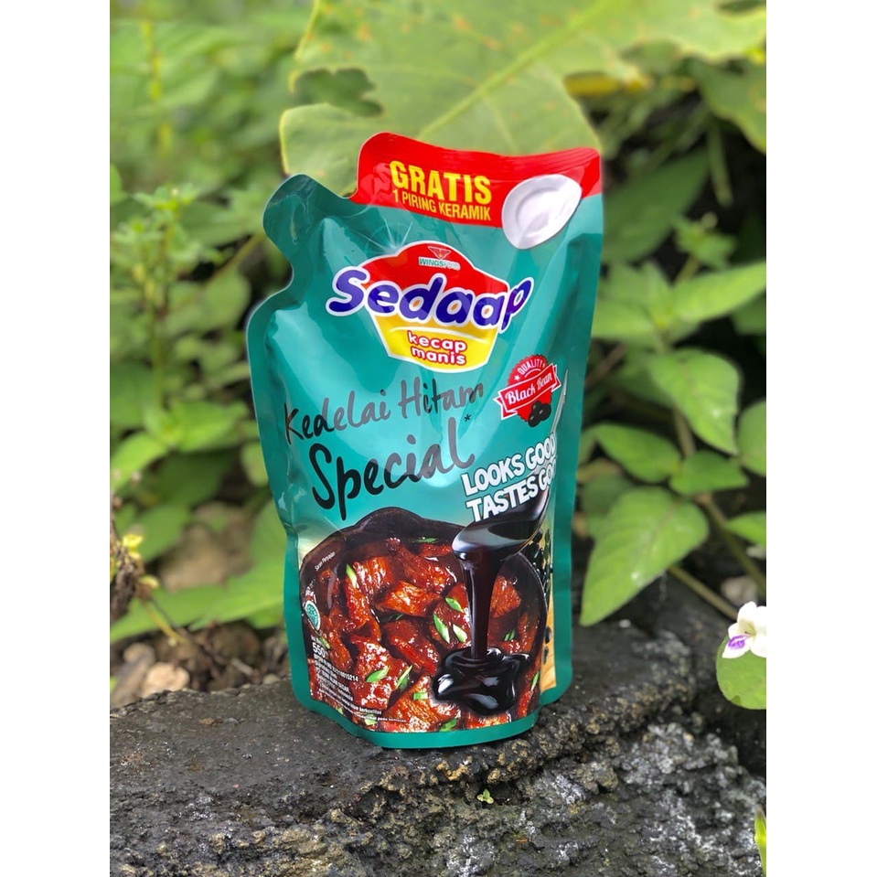 

Sedaap - Kecap Manis Kedelai Hitam Spesial Pouch 550ML