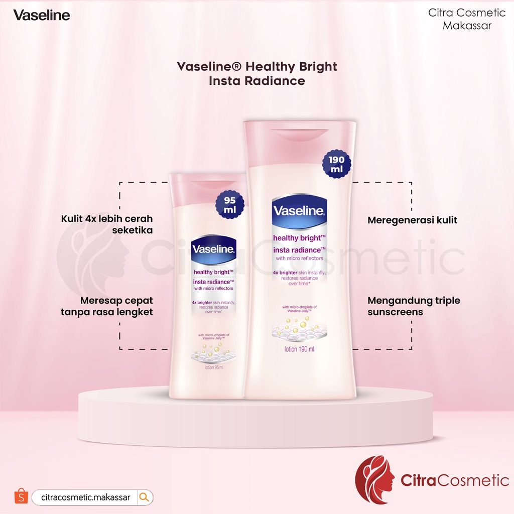 Vaseline Healthy Bright Series 100 | 200 | 400 Ml