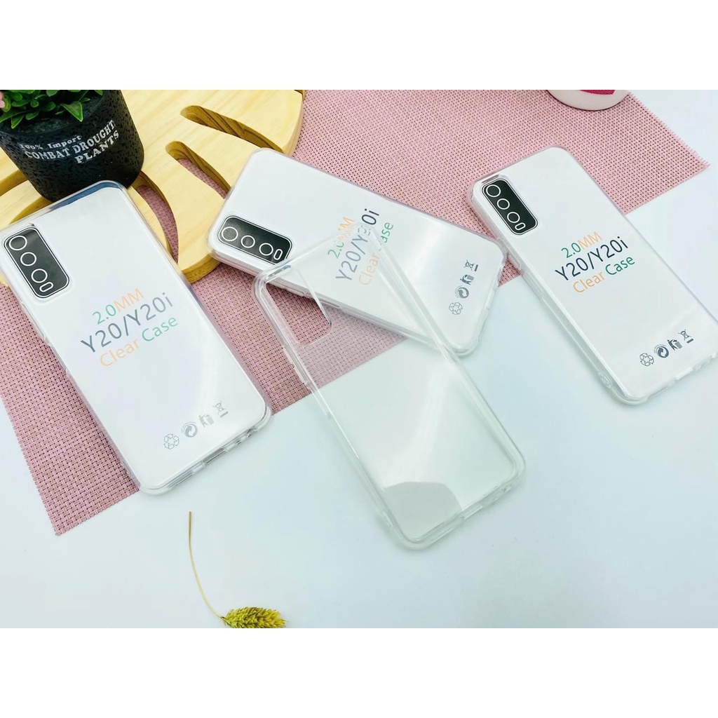 Case Bening Clear Vivo V23E Clear Case Transparan 2.0mm + Pelindung Kamera