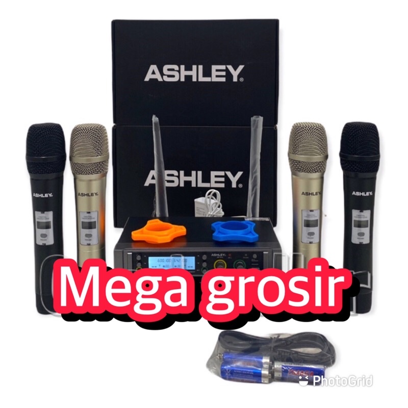 mic wireless ashley mc pro / microphone ashley mc pro original