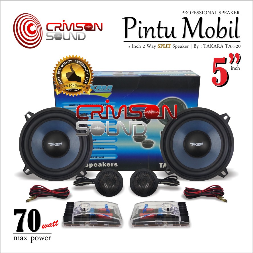 SPEAKER SPLIT 5 Inch 2 Way TAKARA TA-520