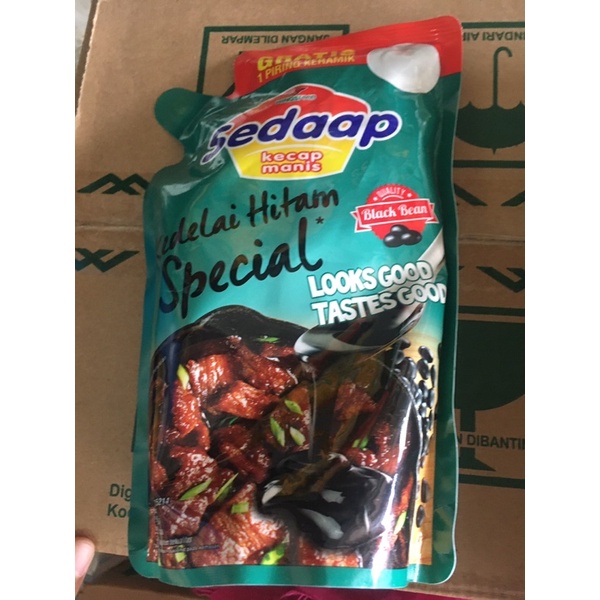 

kecap sedaap kedelai hitam bonus piring