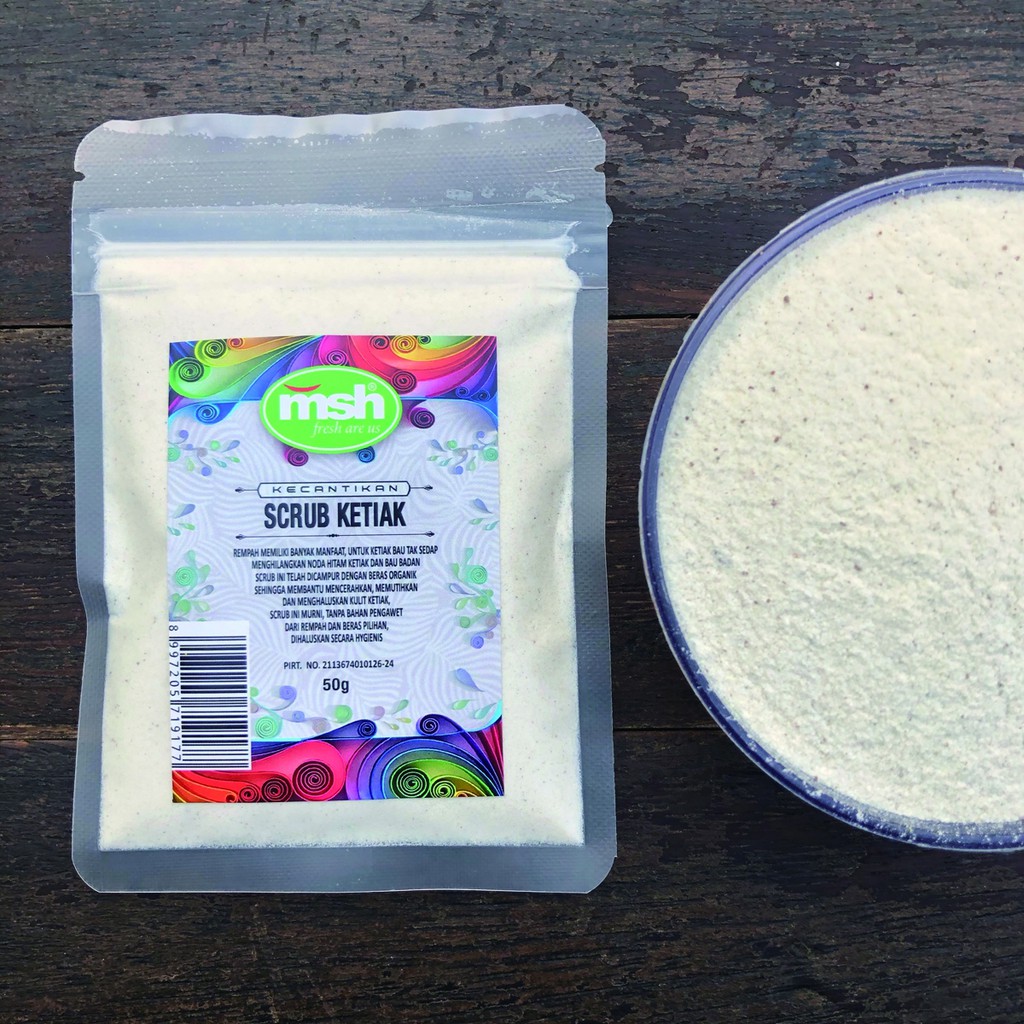 

Premium MSH Scrub Ketiak 50g Anti Bau Dan Noda Hitam