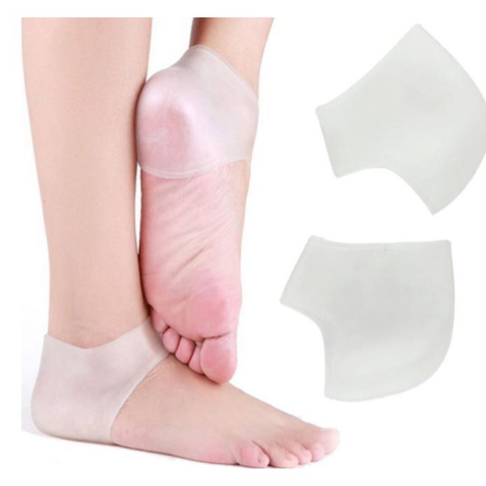 Pelindung Tumit Kaki Silikon Smooth Protector Anti Kapalan Kaki Pecah