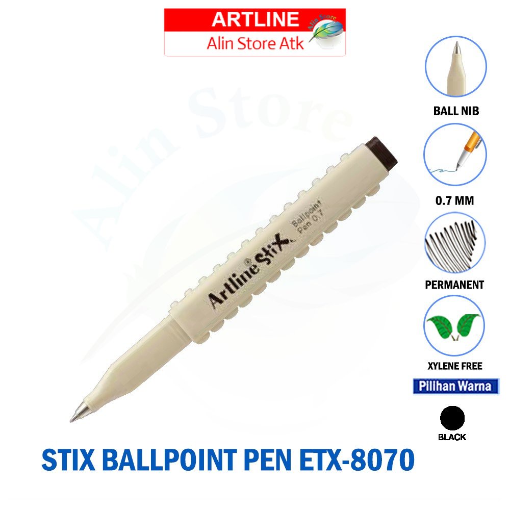 

Artline - Stix Ballpoint Pen ETX-8070 Atk Murah Original