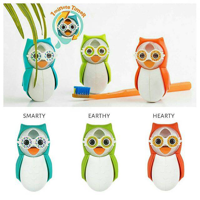 Flipper Toothbrush Holder Owl