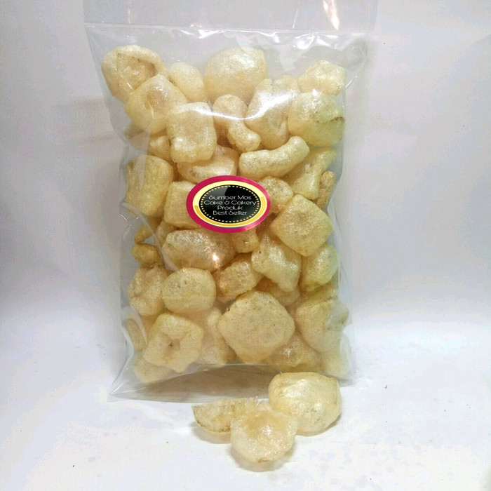 KERUPUK KULIT 100 GR / KERUPUK JANGEK / RAMBAK ASLI KULIT SAPI / HALAL