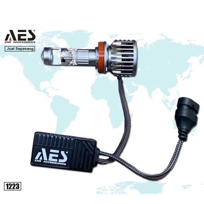 Biled AES Laser Mini 9005 9006 H11 H7 New Beam Patern Merk AES