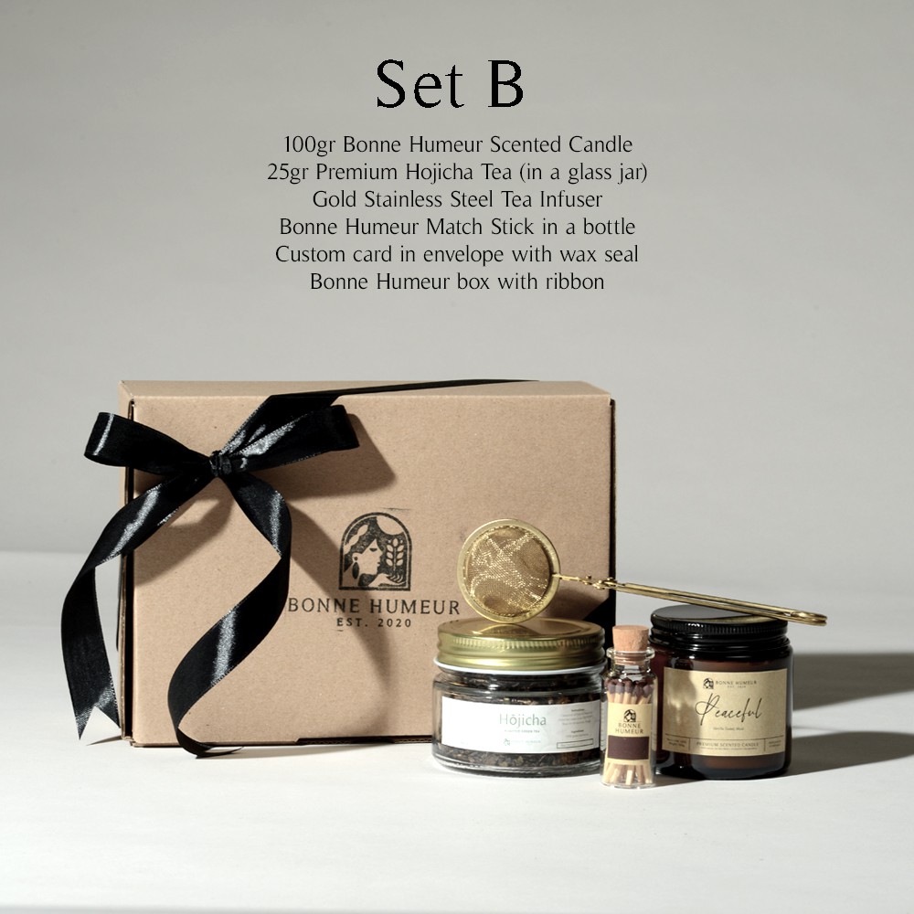 

Bonne Humeur Gift Set B Paket Hadiah Kado ulang tahun anniversary Birthday Premium Hampers