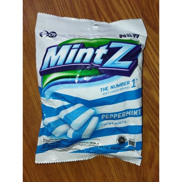 

Obral! termurah! Permen Mintz peppermint chewy mints permen lunak 115 gr 50 pcs