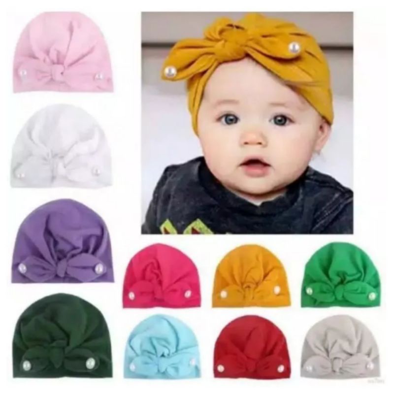 Turban Kelinci Mutiara | Turban Anak | Turban Lucu | BISA C.O.D