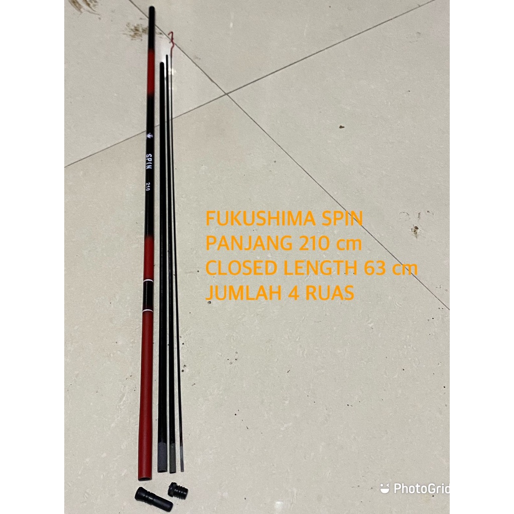 Joran Pancing Tegek Harrow Dinamis 540/450/360-FK. SPIN 210