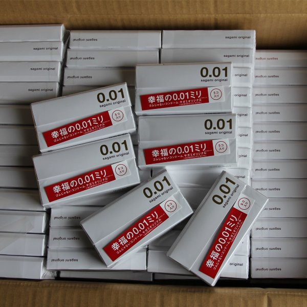 Termurah  Kondom Sagami Original 001 0.01mm isi 5 Pcs - Kondom Tipis  Diskon