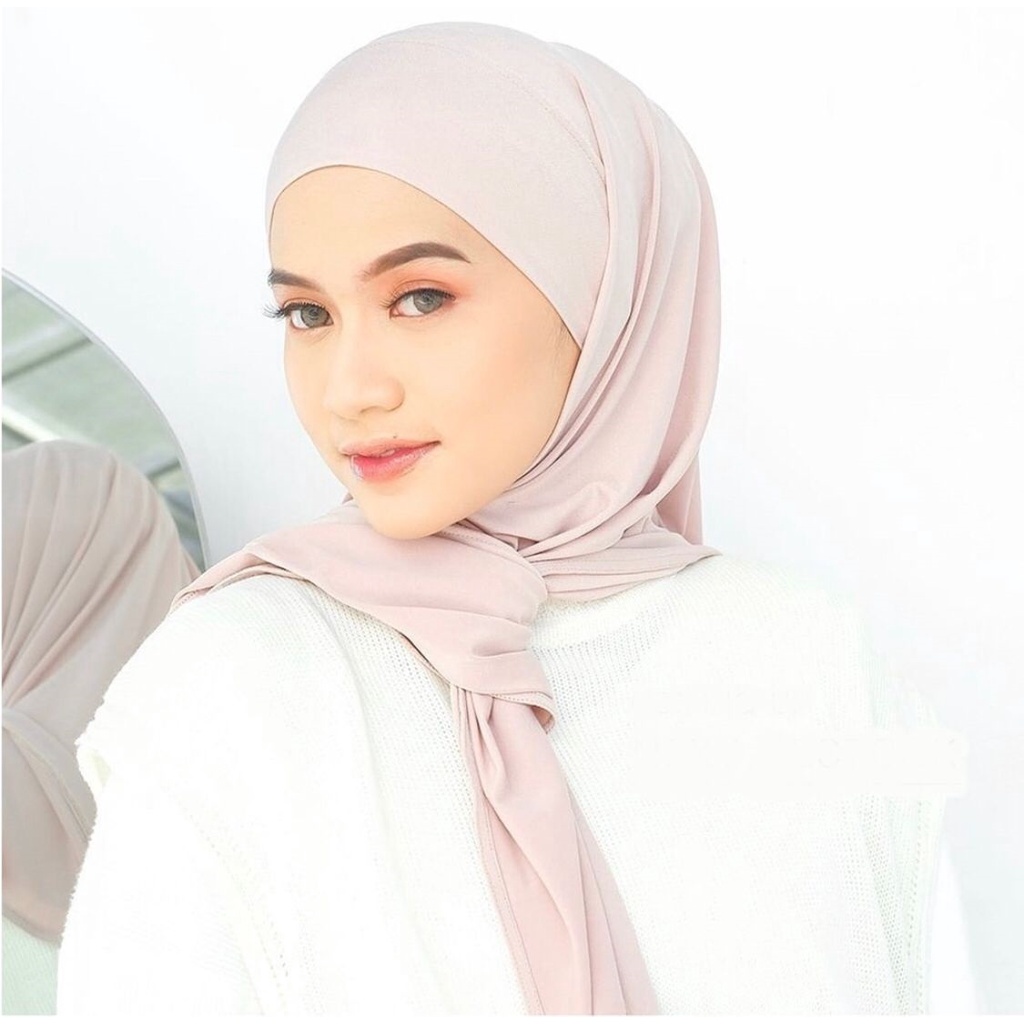 Pashmina Inner 2in1 Bisa Bolak Balik Baby Doll/ Hijab Pashmina Inner Instan Premium