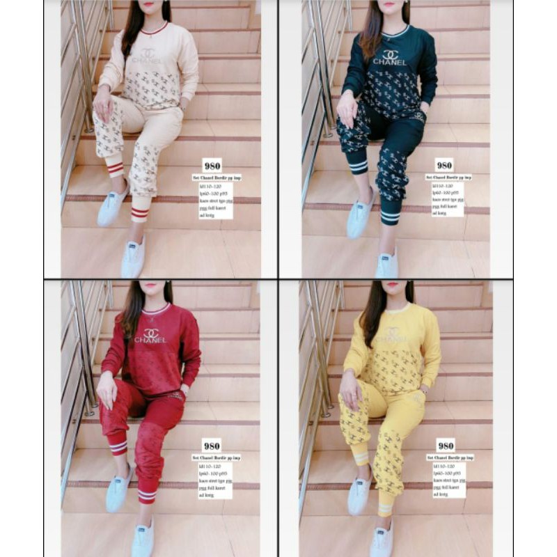 SET PP Bordir Chanel Import