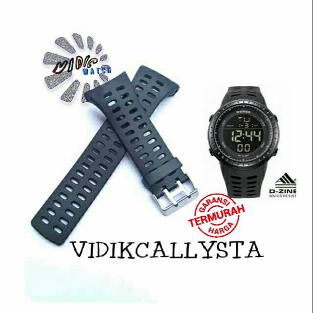 STRAP TALI JAM DZINER 8187 DZ8187 DZ-8187 HITAM