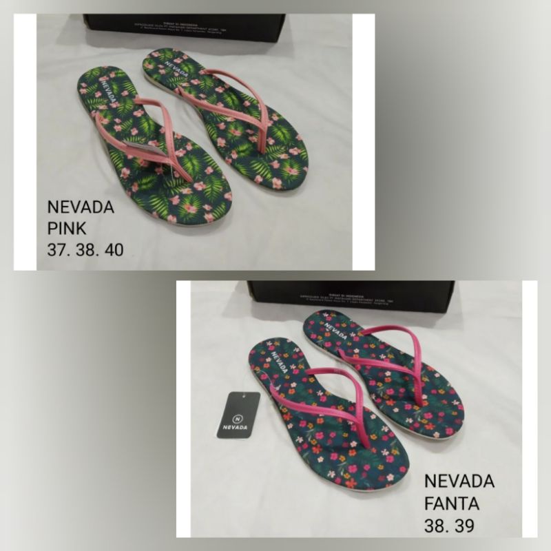 Sandal Teplek Jepit Flat Wanita Nevada Original