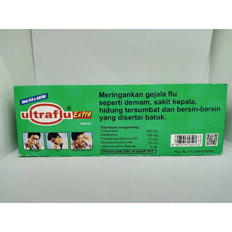 ULTRAFLU EXTRA 1 STRIP ISI 4 KAPLET - ED 01/2027