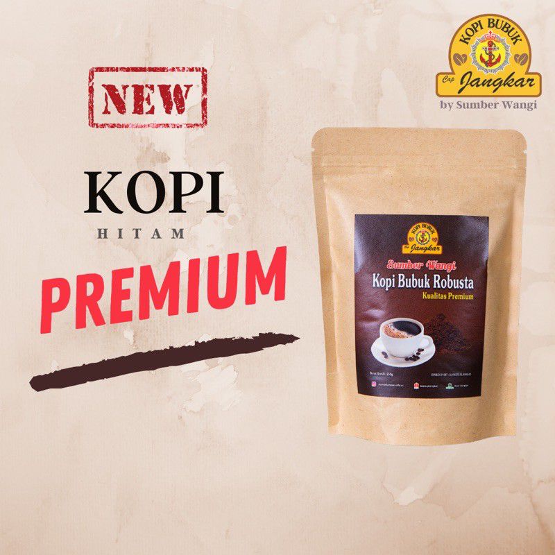 

Kopi Bubuk Robusta Premium Cap Jangkar Khas Singkawang Kalimamtam Barat