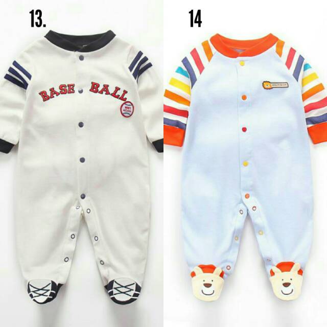 Playsuit Bayi/ Baju Bayi Import/ Romper Bayi/ Baju bayi lucu