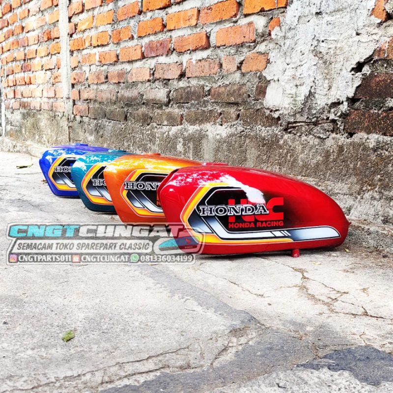 TANGKI TENGKI CB 100 GLATIK CB 125 GALVANIS PRESS PRES MODIF CAT GRAFIS