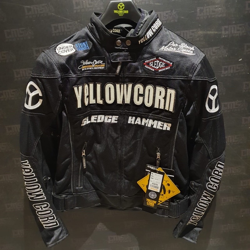 Jacket Motor Yellow Corn YB-1114 Black Black Original