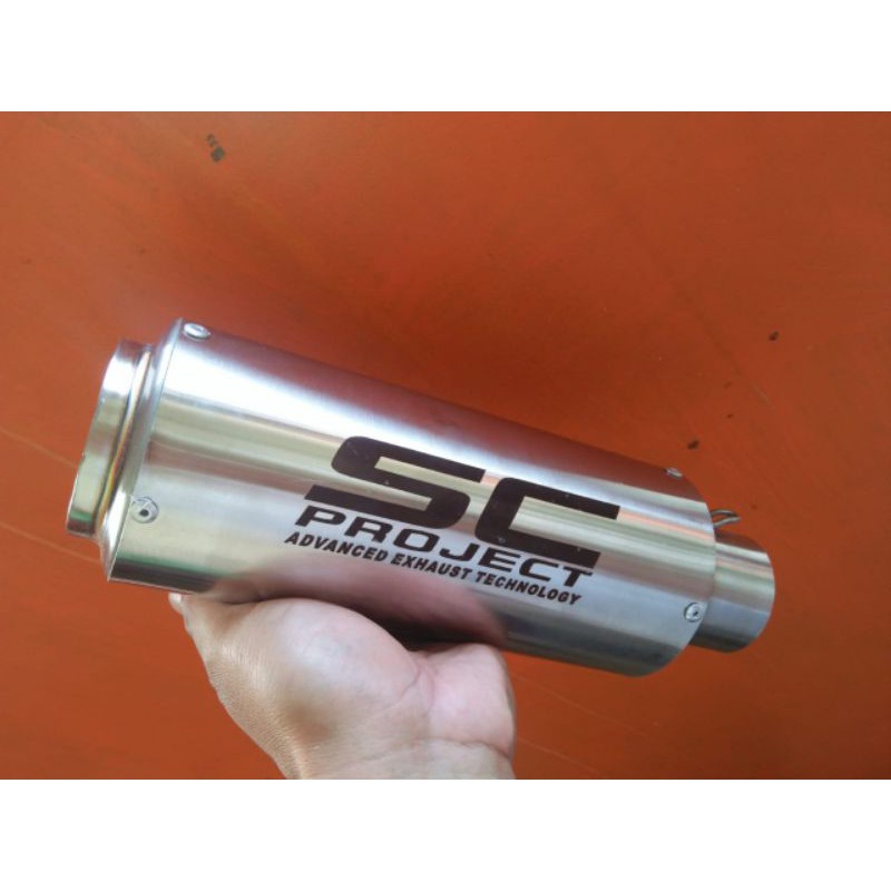 Knalpot racing SC project hanya silincer silincer only 150cc dan 250cc