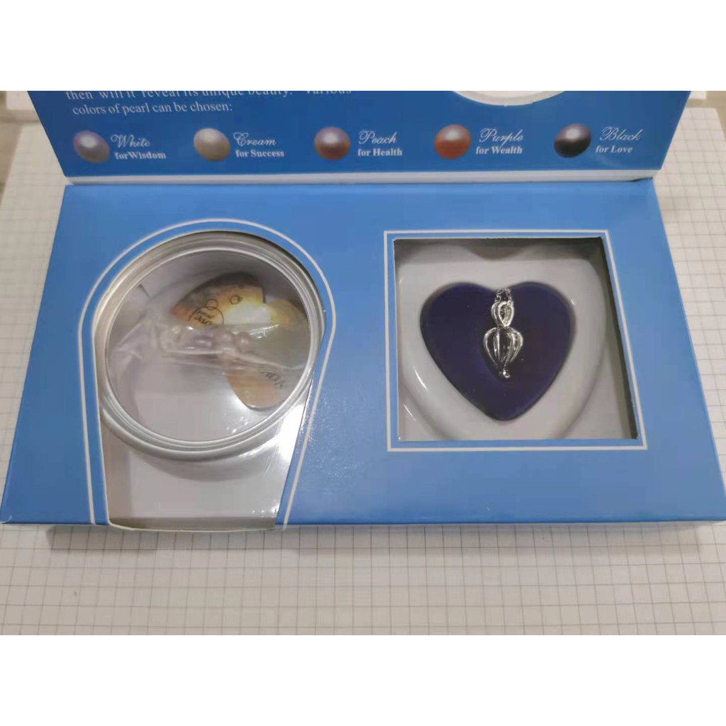 Natural Oyster Wish Pearl Vacuum Can Pendant Necklace Charm Necklace Gift Box Popular Fashion Women