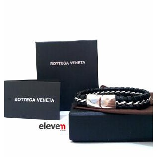 Dijual Premium Bracelet   Gelang Kulit Bottega Veneta Stanless Pattern BV15 Import   Box Limited