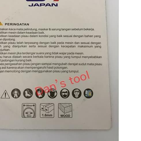 Mata Circular 7 inch x 24 T / Circular Saw Blade / Mata Potong Kayu