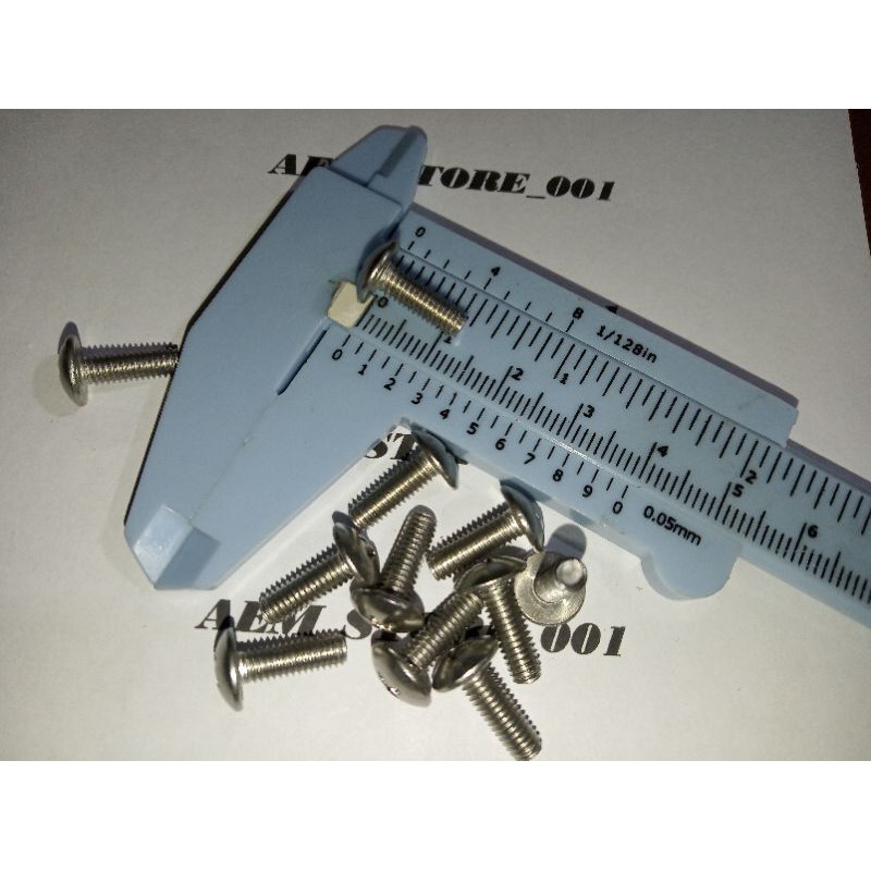 Baut JT M4 x 12 (1.2cm) stainless 304 A2-70