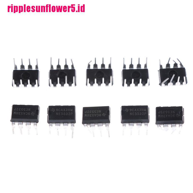 10pcs IC NE5532P NE5532 DIP-8 Dual Low Noise