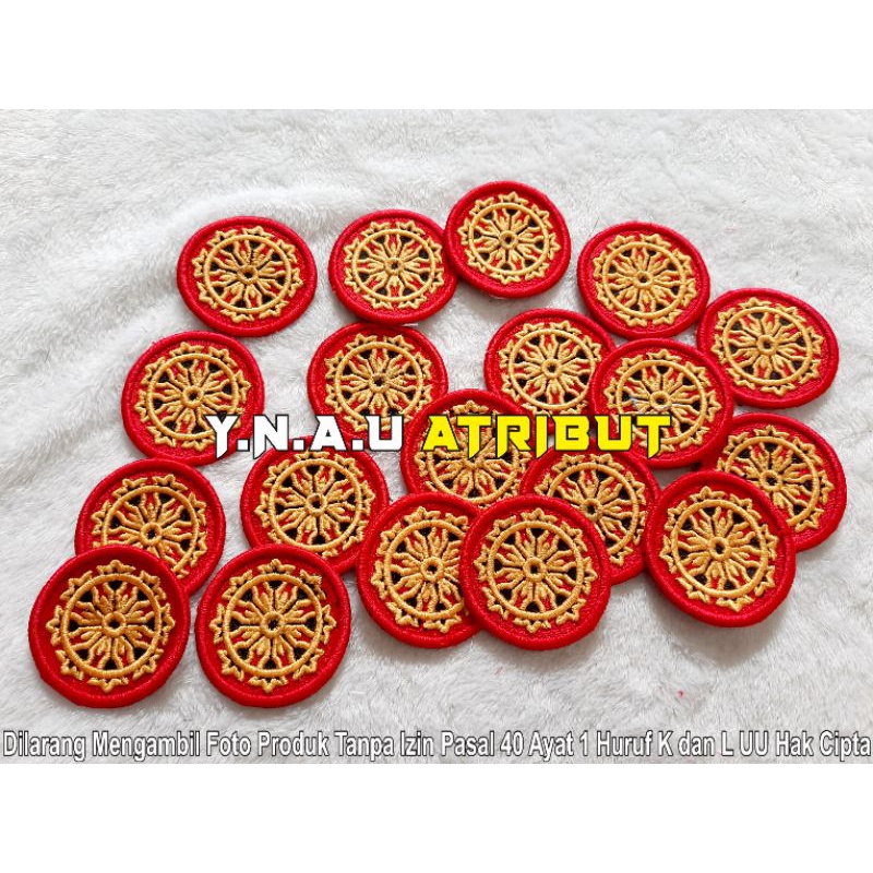 ATRIBUT PDL POLRI / PIN PDL RODA CAKRA INTEL POLRI / PIN PDL RODA CAKRA POLRI