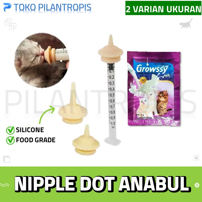 MIRACLE NIPPLE KITTEN DODOT EMPENG DOT SUSU BAYI KUCING BARU LAHIR KITTEN KELINCI ANJING MUSANG HAMSTER BURUNG