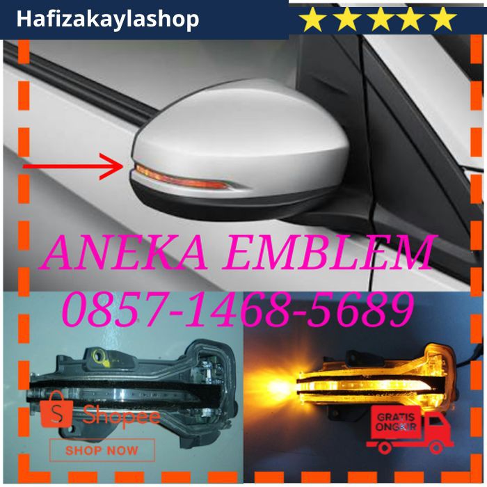 Part mobil lampu sein spion - sen spion - jazz - brio - mobilio - brv - crv zn 345