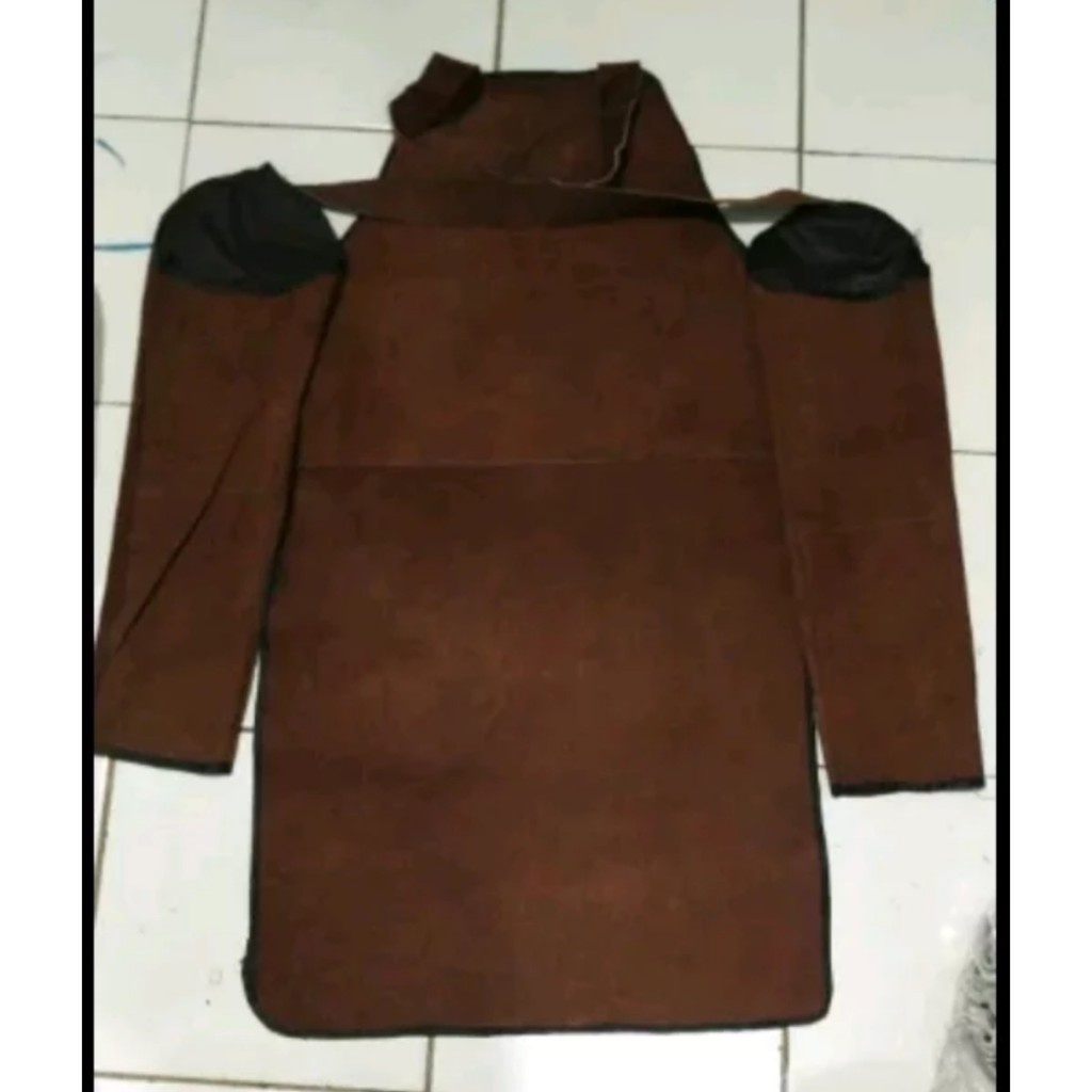 WELDING APRON SET/apron dada 1 set coklat