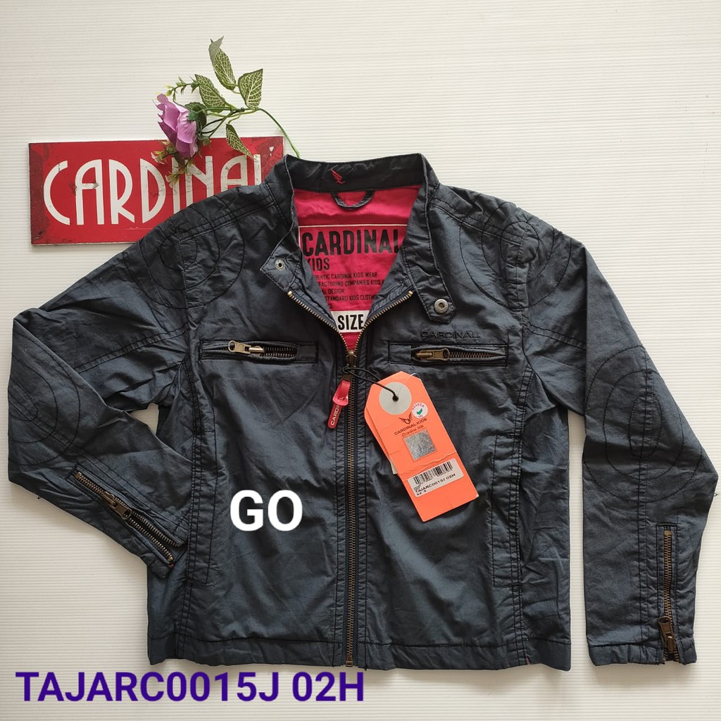 gos JPA CARDINAL KIDS JAKET PARASUT Cowok Jaket Anak Bolak Balik Jaket Casual Anak Laki Laki