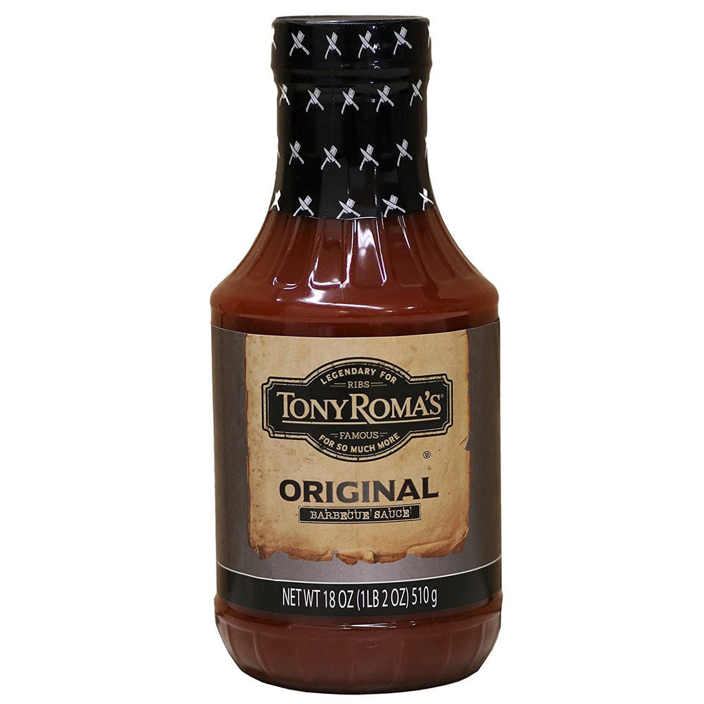 

tony roma's barbeque sauce original 510gr | sauce | bumbu | masak