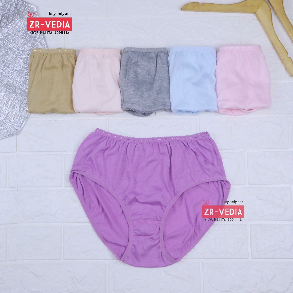 (ISI 6 - 12 pc) DEWASA Celana Dalam Wanita Size XL / Pakaian Dalam CD Perempuan Underwear Murah