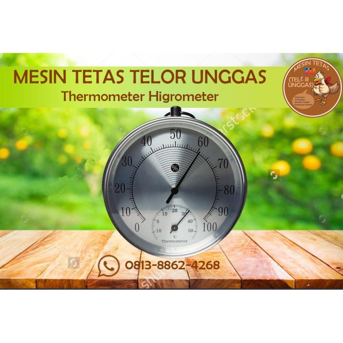 [COD] Termometer Higrometer Thermometer Hygrometer untuk Mesin Tetas Telur