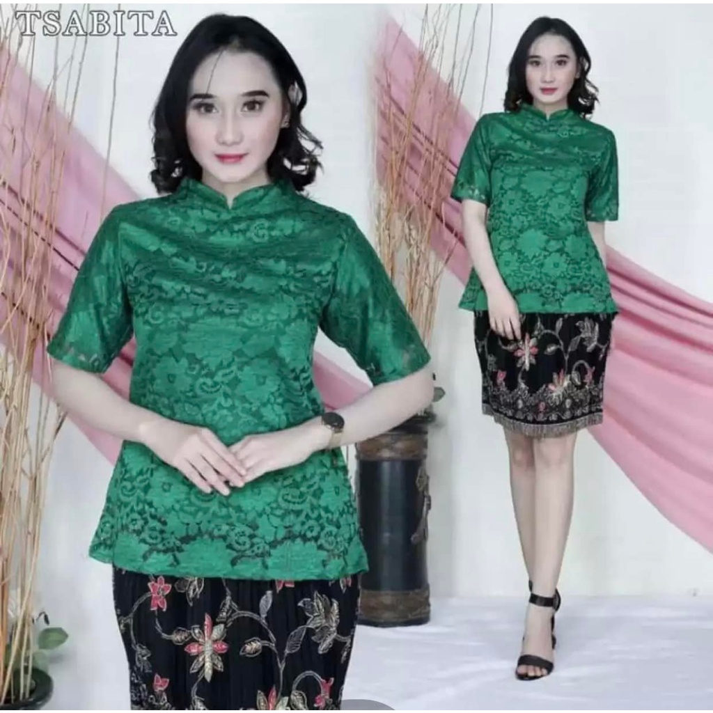 Atasan Kebaya Sanghai Baju Natalan Kebaya Natal Kebaya Pesta Kebaya Gereja Kebaya Tahun Baru Imlek K