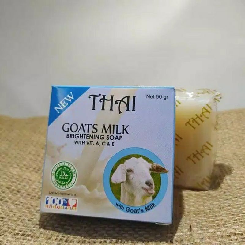 THAI Goats Milk Soap 50gr (Sabun Susu Kambing)