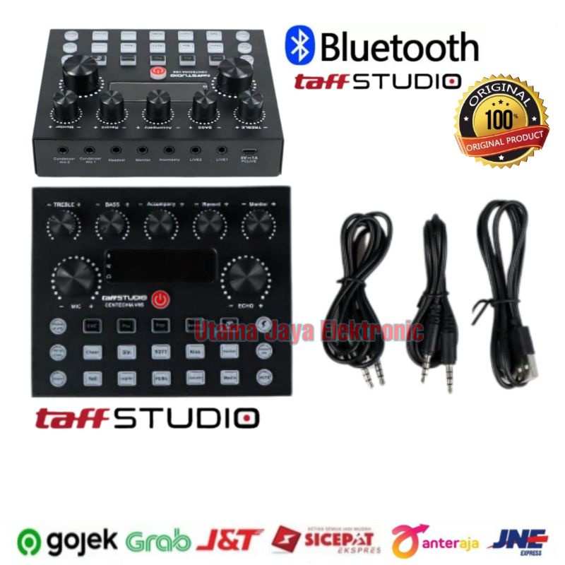 Paket Mikrofon BM8000 Soundcard Mixer V8s Bluetooth Stand Meja Pop Filter Rekaman Terbaik