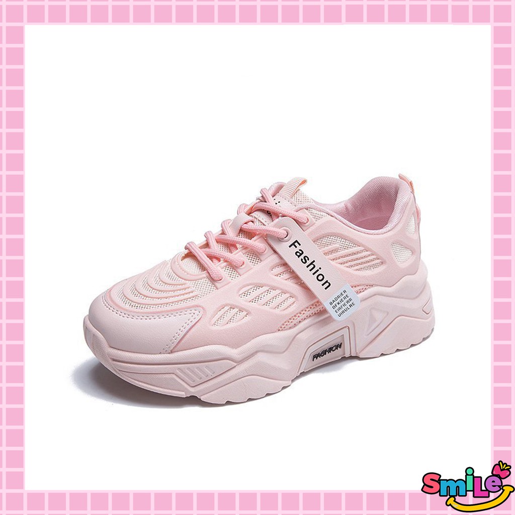 Smile sepatu fashion wanita - sneakers import style korea 6038