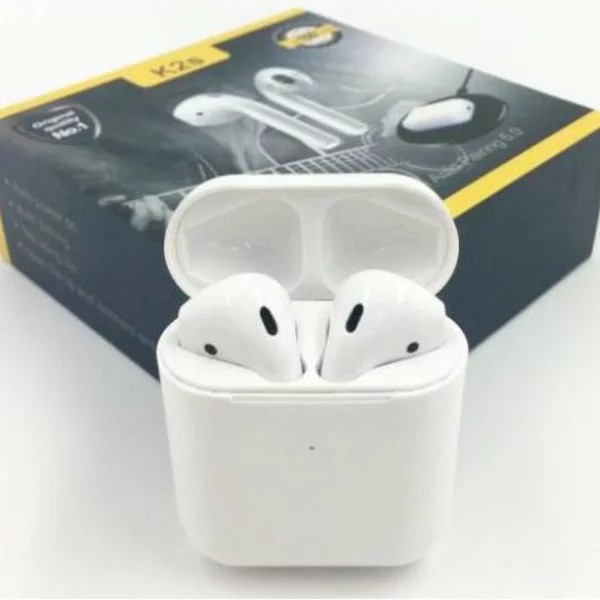 Earbuds K2s 5.0 Headset Bluetooth Support Wireless Charging Auto Power On Auto Pairing