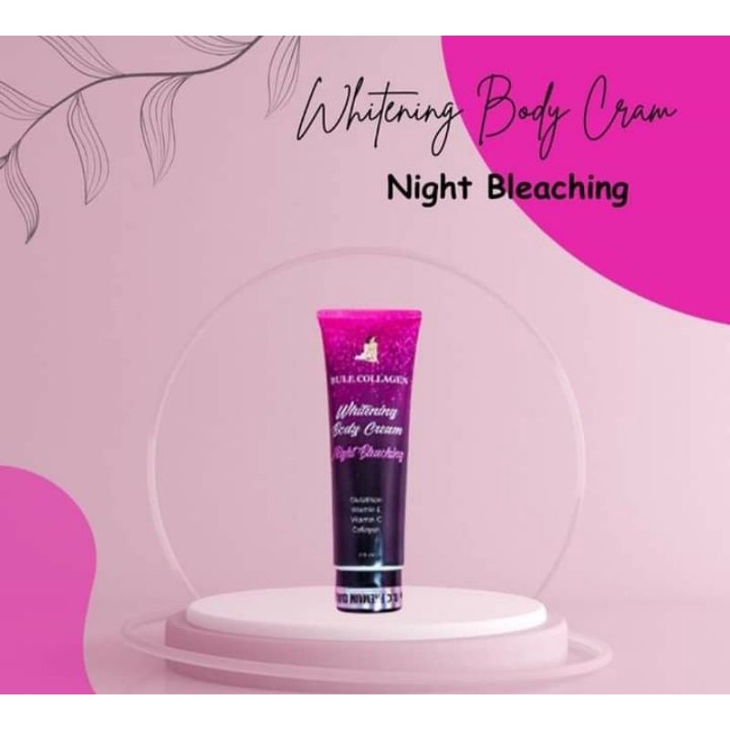 Jual bule collagen night bleaching whitening body cream Shopee Indonesia