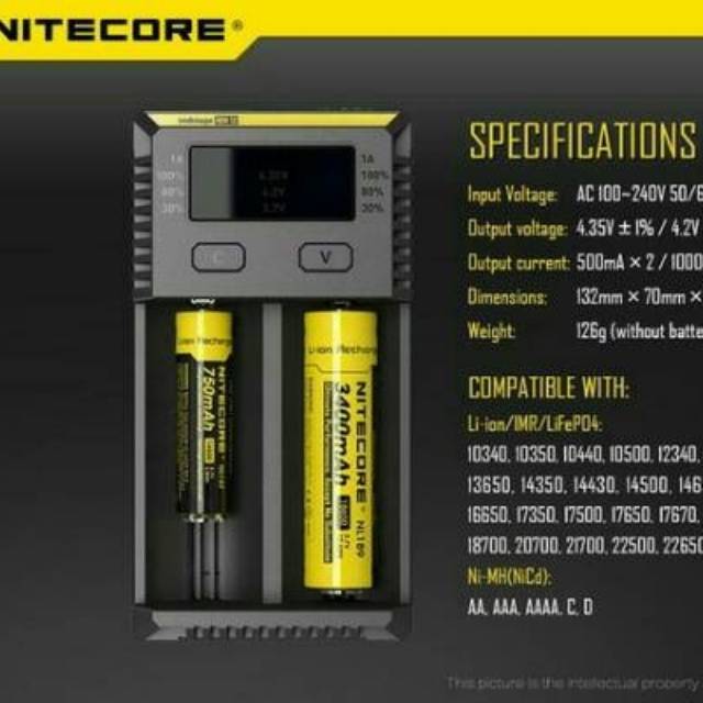 Charger NITECORE i2 NEW 2020 EDITION