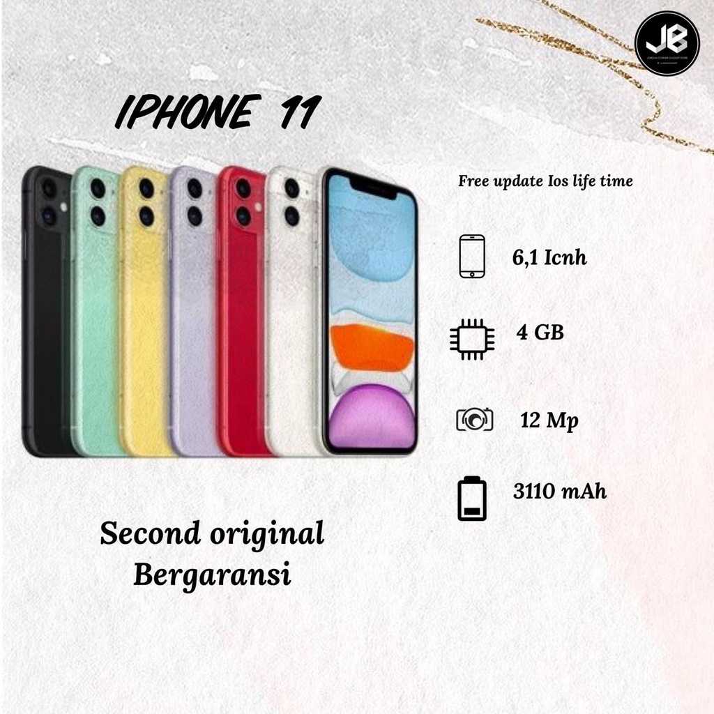 IPHONE 11 64 GB SECOND ORIGINAL