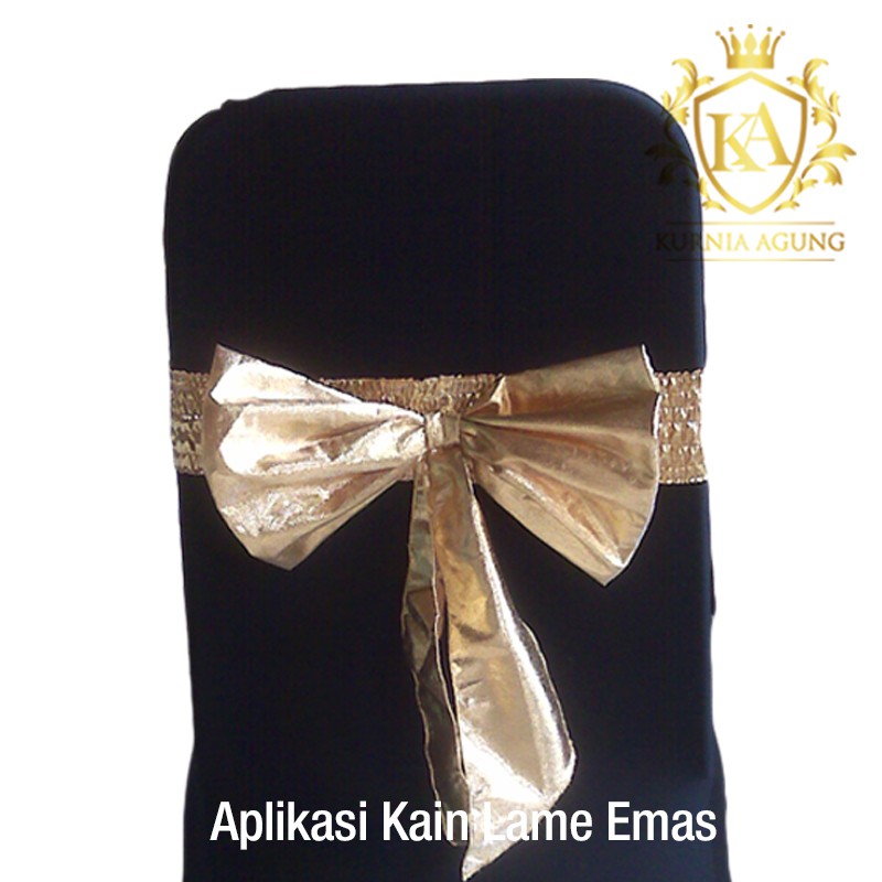 Kain Lame Emas &amp; Perak Bahan Pakaian Adat Warna Gold Silver Dekorasi Lebar 120 cm Murah Gulungan Per ROLL (50 yard / 45 meter)