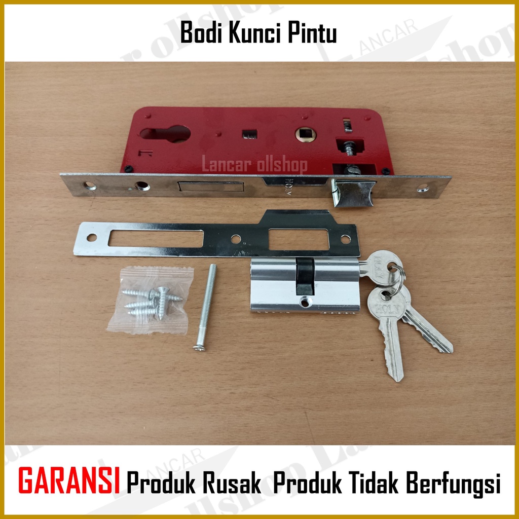 Body Kunci Pintu Rumah Besar / Body Kunci Pintu / Badan Kunci Pintu Rumah 24 cm